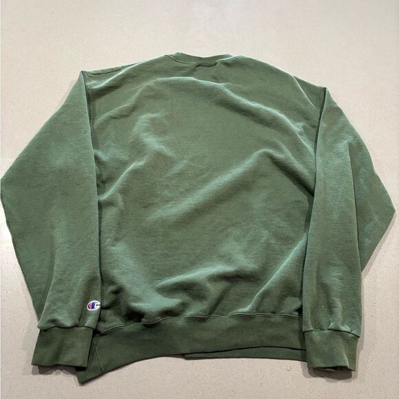 Men’s Green Champion Baylor Bears Crewneck Sweatshirt Size XL Vintage Pullover - Picture 2 of 6